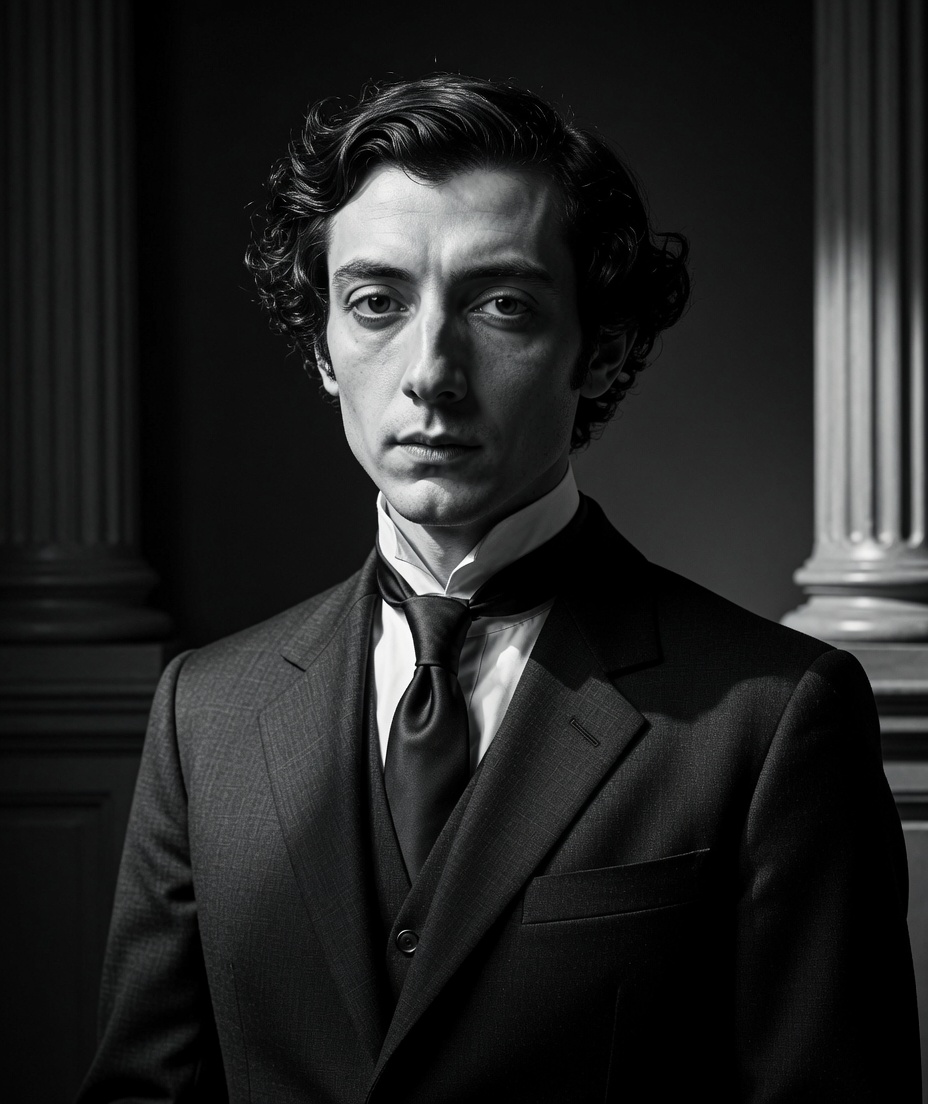 Portret van Alexis de Tocqueville