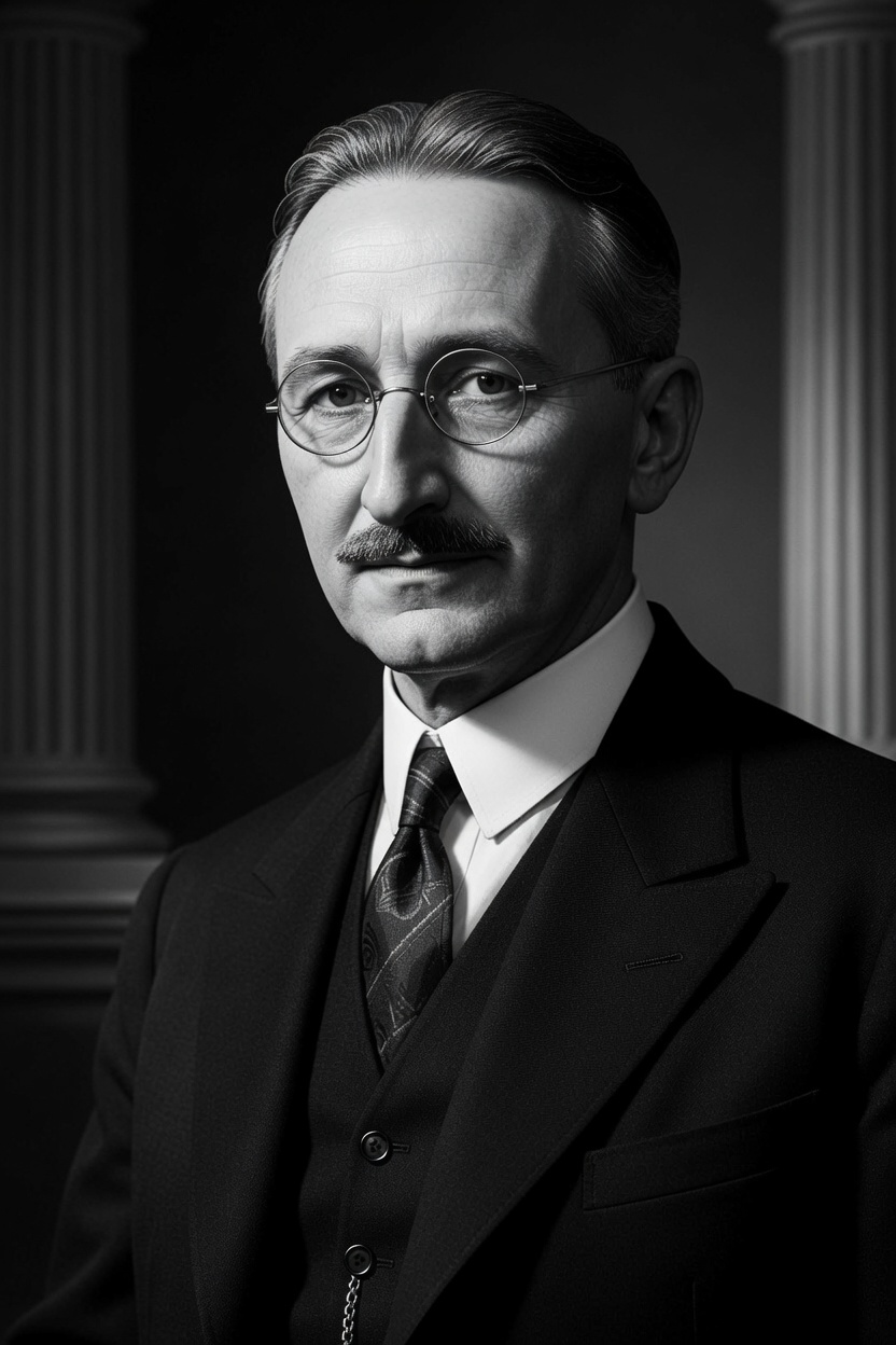 Portret van Friedrich Hayek